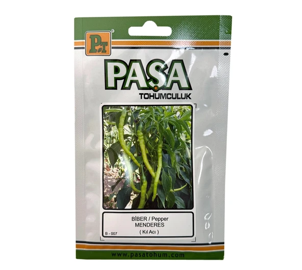 Paşa Tohumculuk Kıl Acı Biber Tohumu 10gr Paket ürün görseli