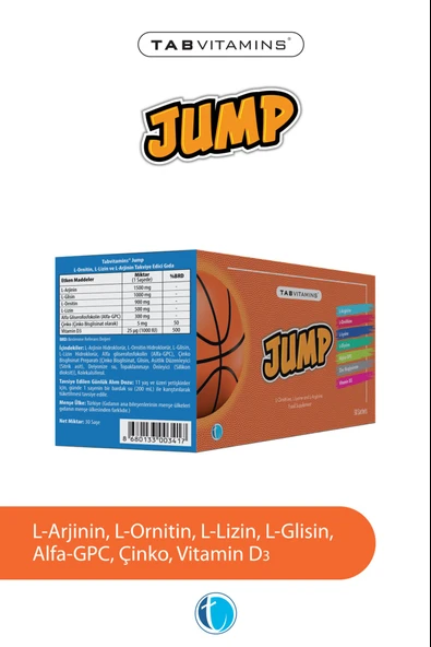 Tabvitamins Jump 30 Saşe - Resim 2