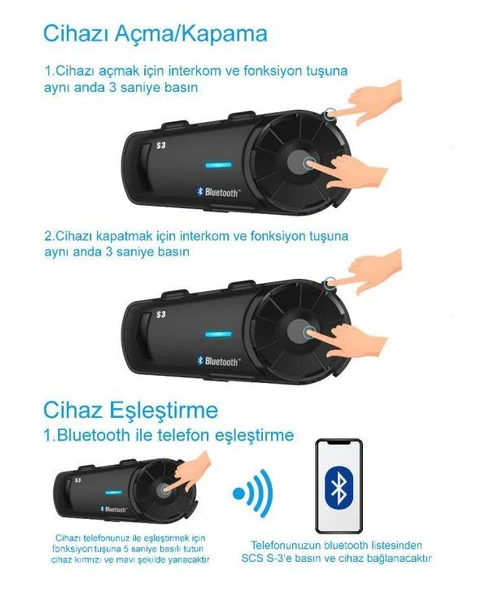 SCS S3 INTERCOM - Resim 9