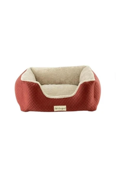 Pet Comfort Echo Mirinda Tarçın/Ecru Peluş S 60x50cm - Resim 3