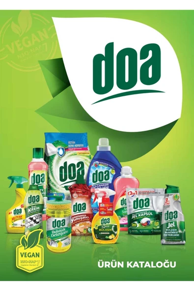 DOA SIVI EL SABUNU PUDRA,LAVANTA,BEYAZ SABUN&ZEYTİN ÇİÇEĞİ KOKULU 2,5L X 4 ADET - Resim 2