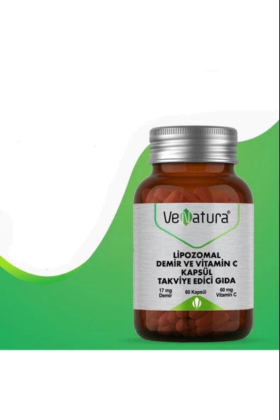 Venatura Lipozomal Demir ve Vitamin C 60 Kapsül ürün görseli