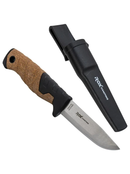 Rox Camping Bushcraft Plus Paslanmaz Çelik Kamp Bıçak Siyah 153CAMP0322 - Resim 3