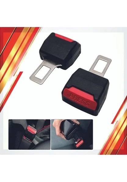 Ford Escort Uyumlu Emniyet Kemeri Yükseltici Adaptör Seti – 2 Adet - Resim 1