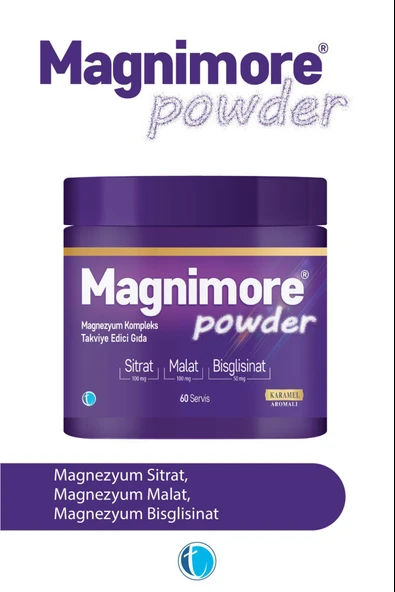 Magnimore Powder Magnezyum Kompleks 60 Servis ürün görseli