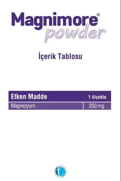 Magnimore Powder Magnezyum Kompleks 60 Servis - Resim 2