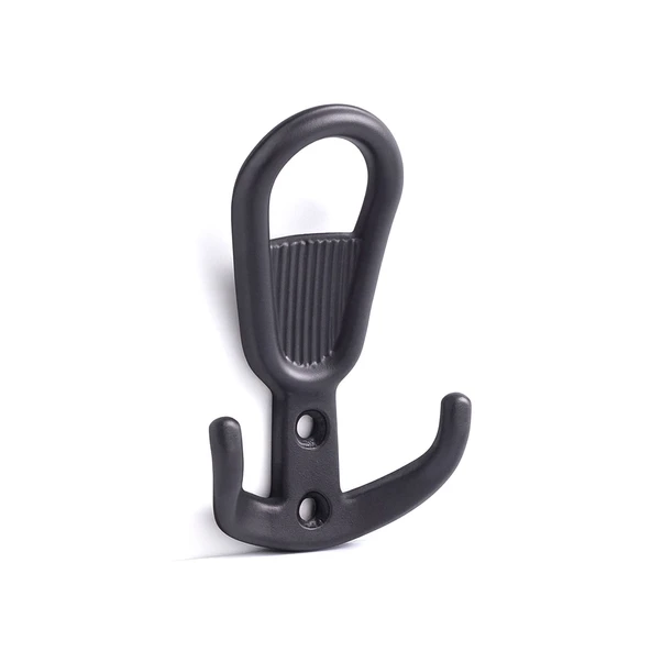 Metal Siyah Askı Askılık Duvar Vidalı Çanta Elbise Asma Portmanto Vestiyer Banyo Mutfak Askısı - Resim 6