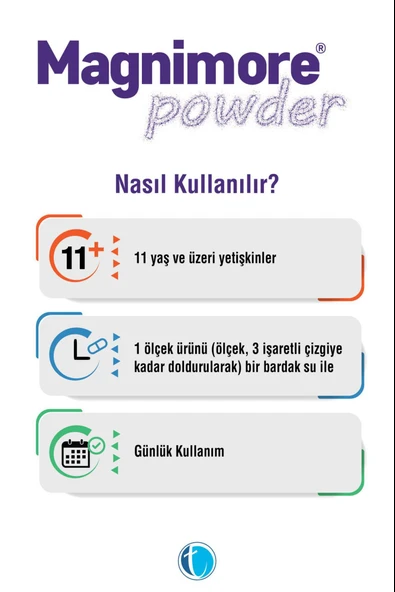 Magnimore Powder Magnezyum Kompleks 60 Servis - Resim 3