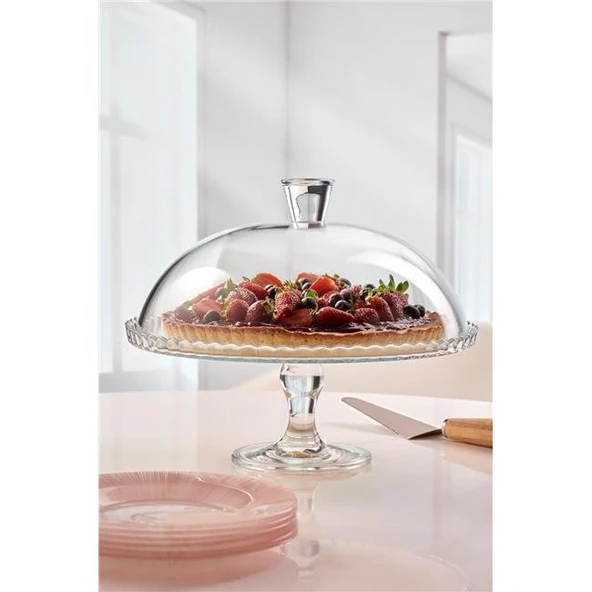 Paşabahçe 95200 Patisserie Ayaklı Fanus 32,5 cm - Resim 2