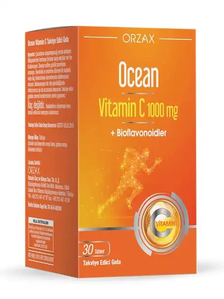 Ocean Vitamin C 1000 mg 30 Tablet ürün görseli