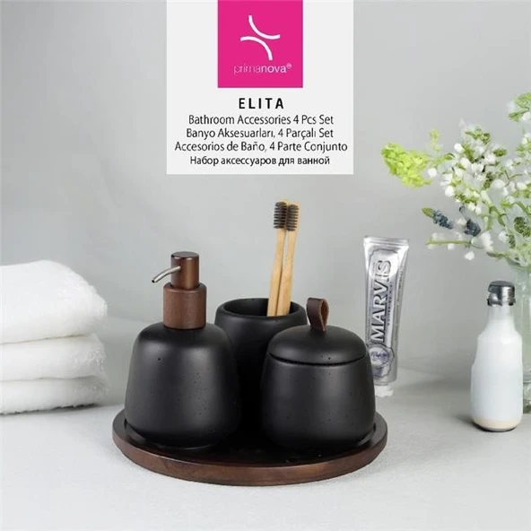 Primanova Elita Banyo Seti 4 Parça ürün görseli