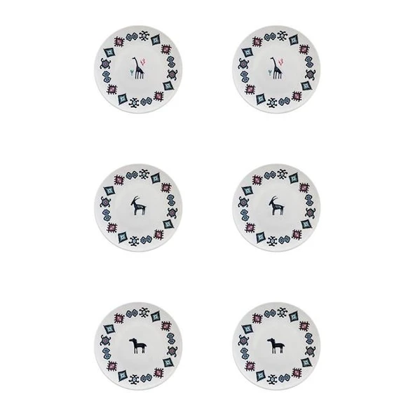 Porser Porselen Hitit Servis Tabağı Takımı 26cm 6 Parça ürün görseli