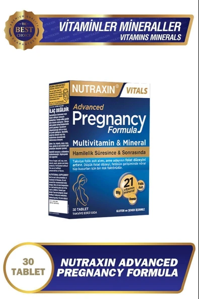 Nutraxin Pregnancy Formula 30 Tablet ürün görseli