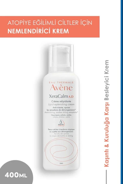 Avene Xeracalm A.d Yatıştırıcı Nemlendirici Krem 400 ml - Resim 2