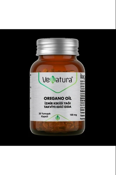 Venatura Oregano Oil Kompleks İzmir Kekiği Yağı 30 Kapsül ürün görseli