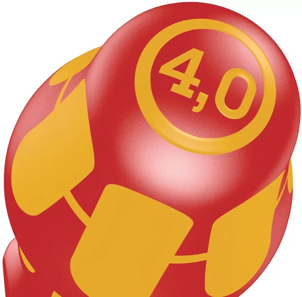 Wera 160 i SB VDE Yalıtımlı Düz Tornavida, 0.8 x 4 x 100 mm - Resim 2