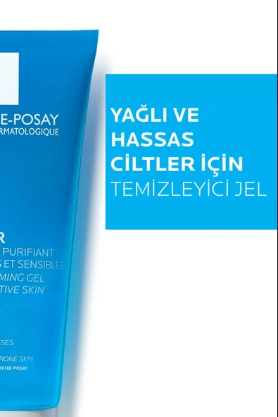 La Roche Posay Effaclar Jel Yağlı Ve Akneye Eğilimli Ciltler için Yüz Temizleme Jeli 200 ml - Resim 3