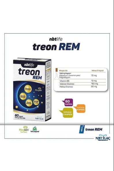 NBT Life Treon REM 60 Kapsül ürün görseli