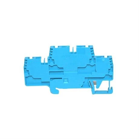 Wieland 2,5 mm Çift Katlı Yay Baskılı Mavi Klemens - 5 ADET ürün görseli 1