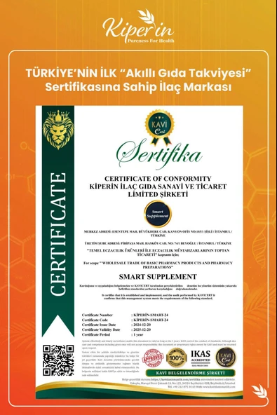 Kiperin Bromelain+Papain 30 Kapsül - Resim 8