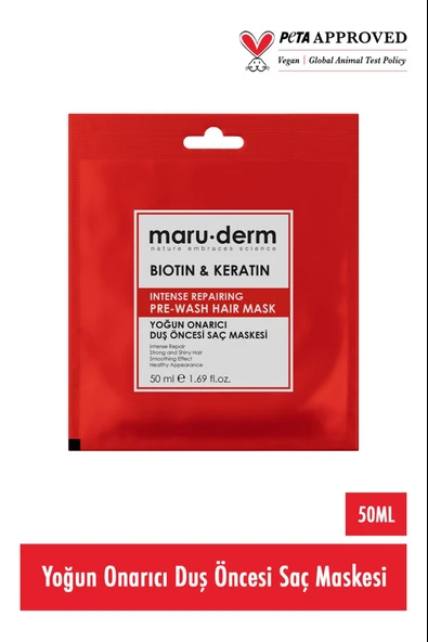 Maruderm Biotin Keratin Saç Maskesi 50 ml - Resim 2