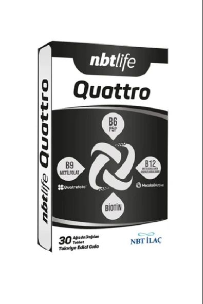 NBT Life Quattro Tablet 30'lu ürün görseli
