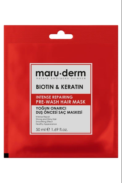Maruderm Biotin Keratin Saç Maskesi 50 ml ürün görseli