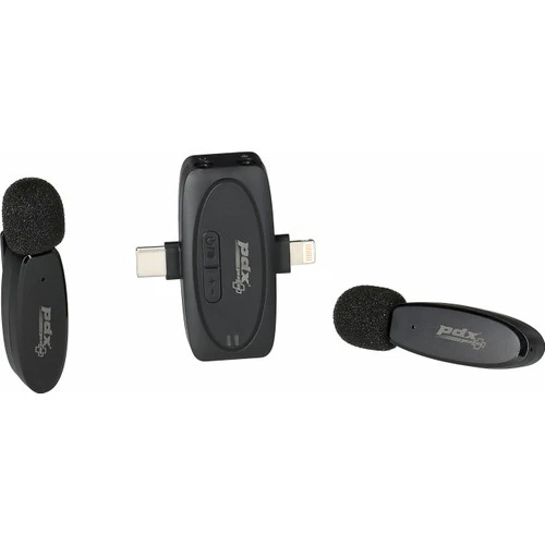 Pdx V6 Ikili Kablosuz Multi Yaka Mikrofonu ürün görseli