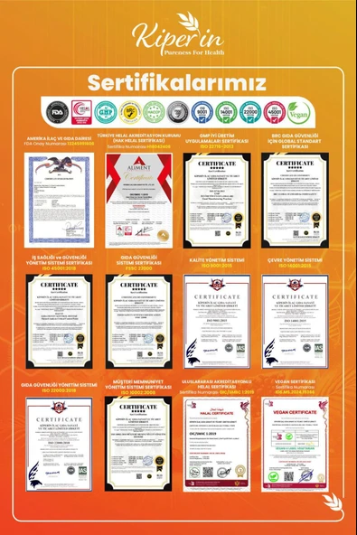 Kiperin Bromelain+Papain 30 Kapsül - Resim 5