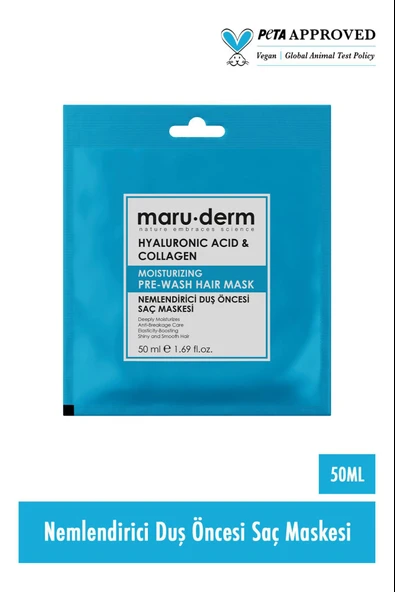 Maruderm Hyaluronic Acid Collagen Saç Maskesi 50 ml - Resim 2
