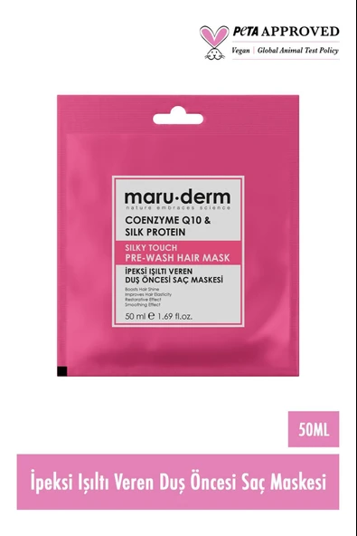 Maruderm Coenzyme Q10 Silk Protein Saç Maskesi 50 ml - Resim 2