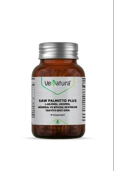 VeNatura Saw Palmetto Plus L-Arjinin Likopen Mineral 60 Kapsül ürün görseli