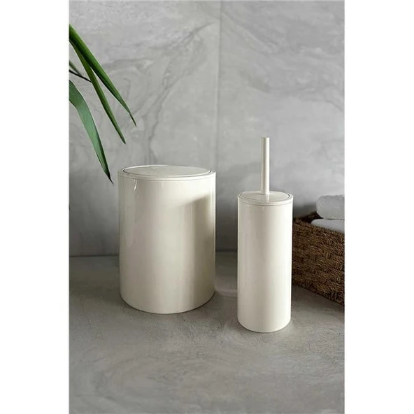 Primanova Flores 2'li Banyo Seti - Bej ürün görseli