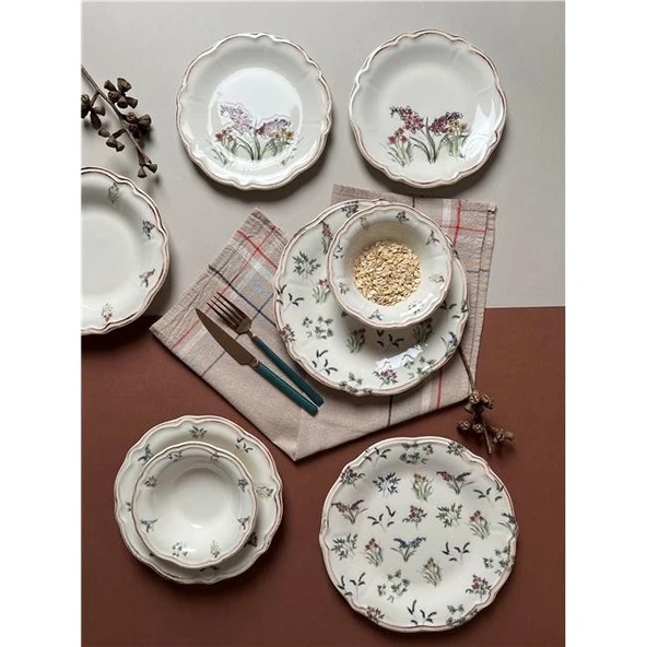 Porser Amber Yemek Takımı 6 Kişilik 24 Parça ürün görseli