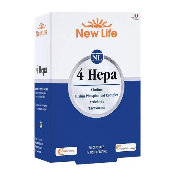 New Life 4 Hepa 30 Yumuşak Kapsül - Resim 3
