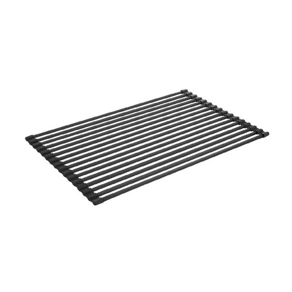 Primanova Lavabo Üstü Katlanabilen Nihale Bulaşıklık Paslanmaz Aluminyum - Siyah - Resim 3