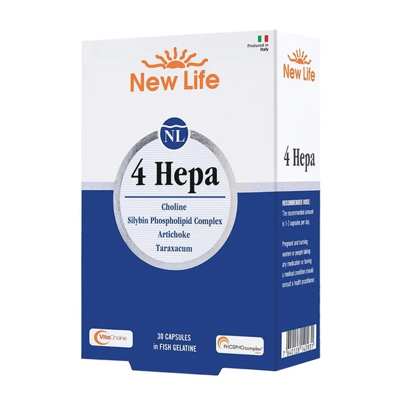 New Life 4 Hepa 30 Yumuşak Kapsül - Resim 2