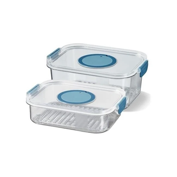 Primanova Seoul VakumluBuzdolabı Saklama Kapları 2'li Set ürün görseli