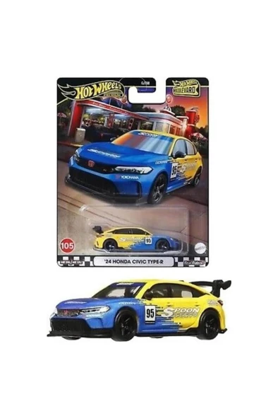 Hot Wheels Boulevard Premium '24 Honda Civic Type-R GJT68 HRT61 - Resim 4