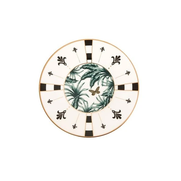 Porland Palms 19 Parça 6 Kişilik İkram&Kahve Takımı - Resim 2