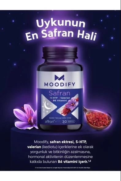 Moodify Safran 30 Kapsül - Resim 3