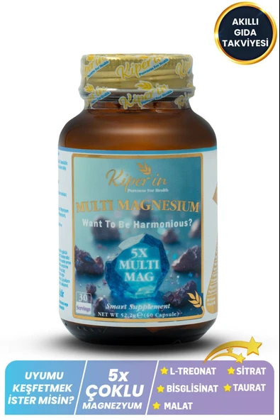 Kiperin Magnezyum Multi 5X 60 Kapsul ürün görseli