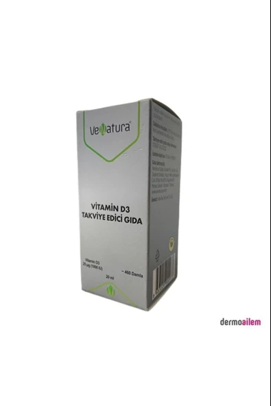 Venatura Vitamin D3 Damla 20 ml ürün görseli