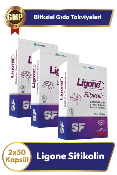 Ligone Sitikolin 30 Kapsül 3 Adet ürün görseli 1