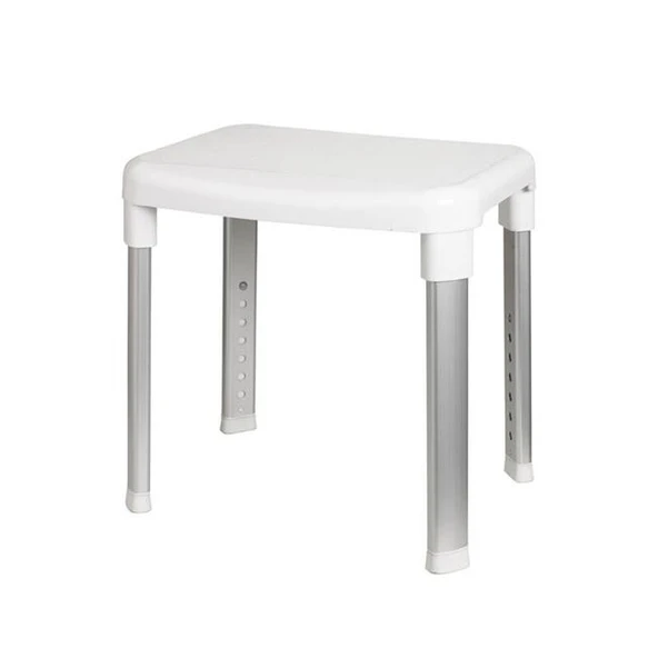 Primanova Cappadocıa Paslanmaz Aluminyum Geniş Yüzeyli Banyo Taburesi 130 Kg Taşıma Kapasitesi ürün görseli