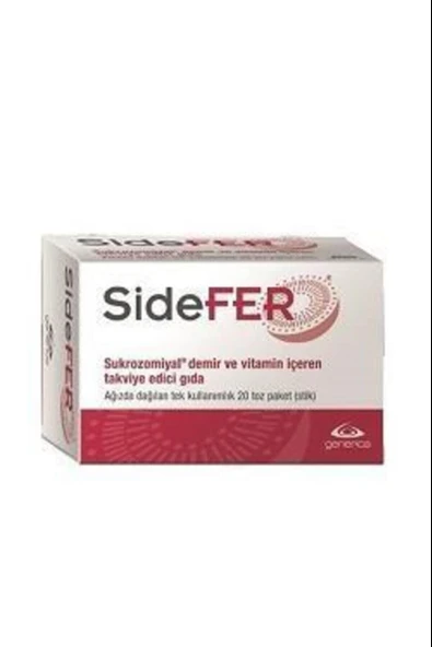 Sidefer 20 Toz Paket ürün görseli
