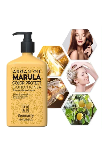 Beamarry Argan Oil Marula Color Protect Conditioner 380 ml - Resim 3