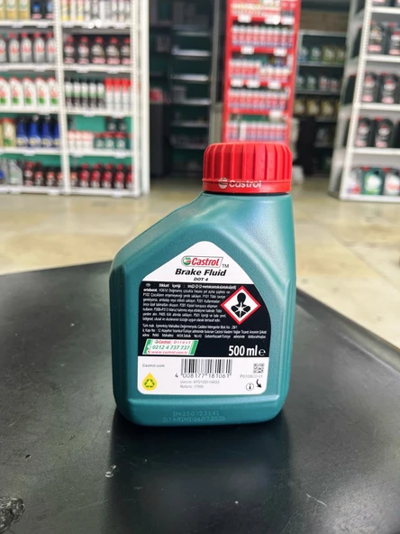 CASTROL HİDROLİK FREN YAĞI DOT4 500ML - Resim 2
