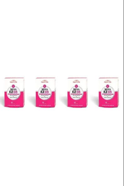 New Life Mena K2+D3 30 Kapsül 4 Adet ürün görseli