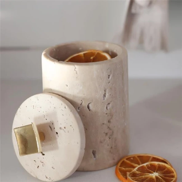 Akayev Mermer Traverten Ela Baharatlık - Resim 3